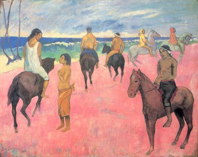 Riders on the Beach by Paul Gauguin